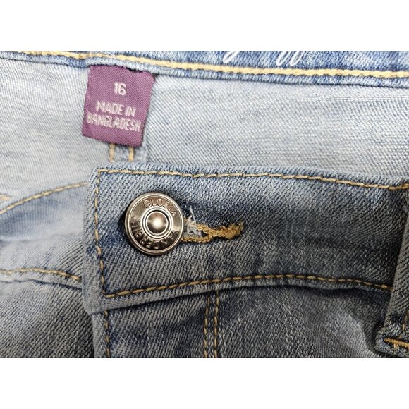 Gloria Vanderbilt Amanda Jeans Womens 16 Cropped Denim All Around Slimming - Picture 5 of 12